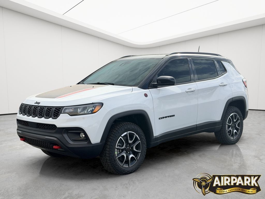 New 2026 Bright White Jeep Trailhawk image 8