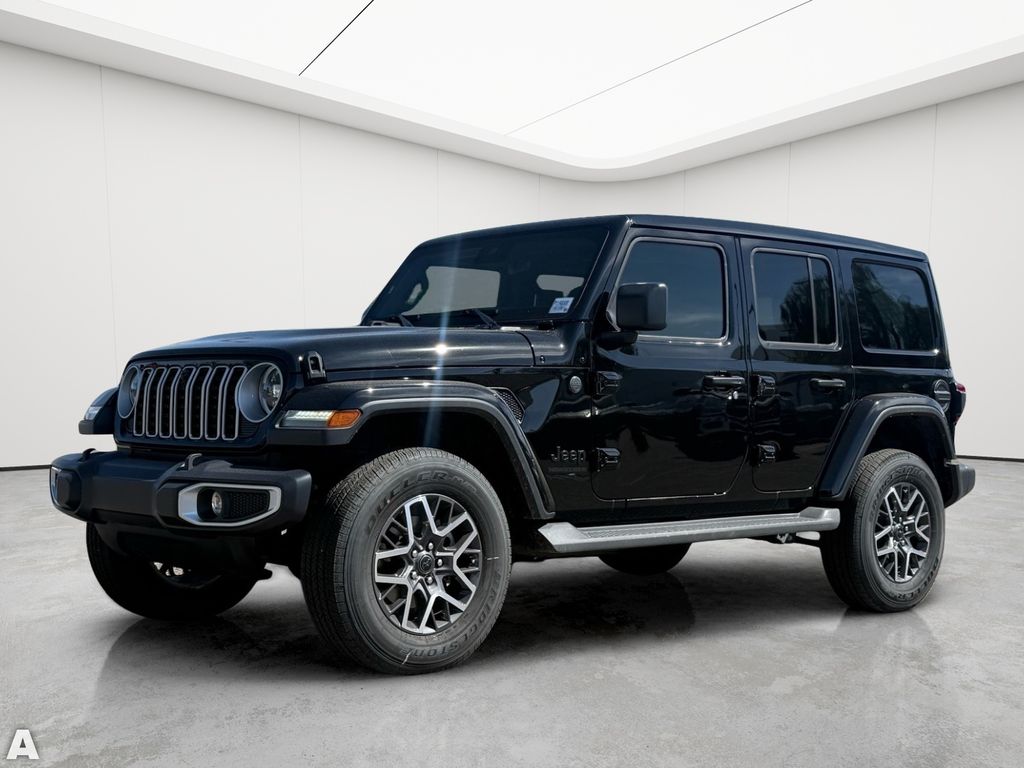 Used 2025 Black Clearcoat Jeep Sahara image 2