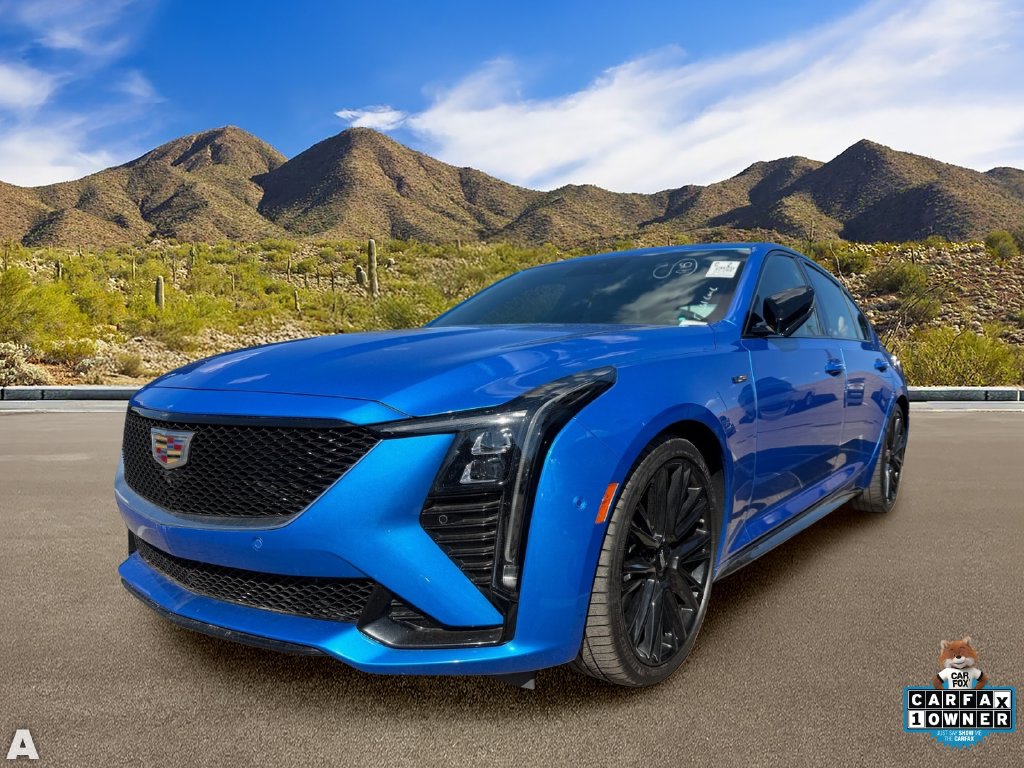 Used 2025 Coastal Blue Metallic Cadillac V-Series image 2