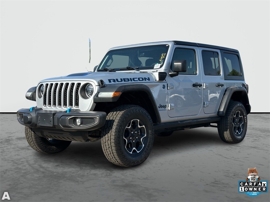 Certified 2023 Jeep Wrangler 4xe Rubicon 4XE with VIN 1C4JJXR64PW696533 for sale in Scottsdale, AZ