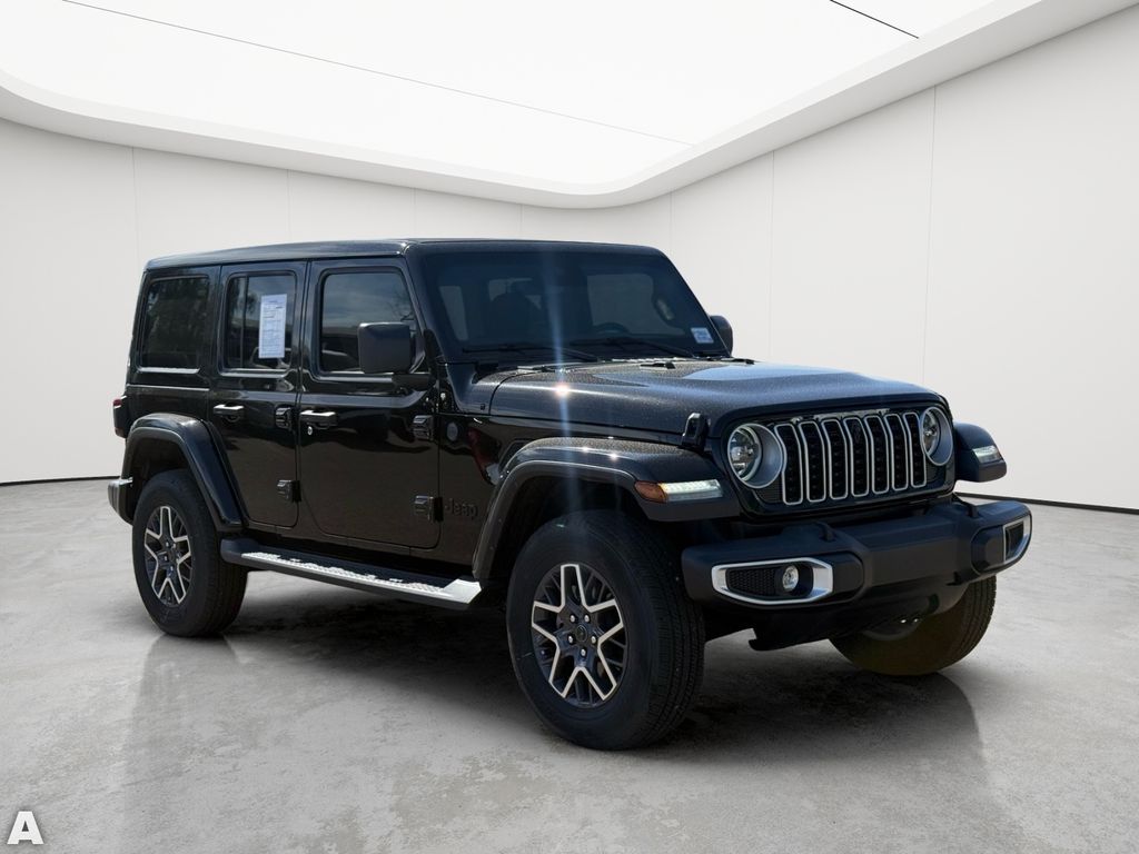 Used 2025 Black Clearcoat Jeep Sahara image 9