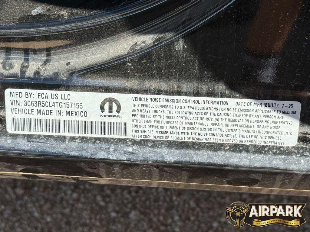 New 2026 Diamond Black Crystal Pearlcoat Ram Tradesman image 20