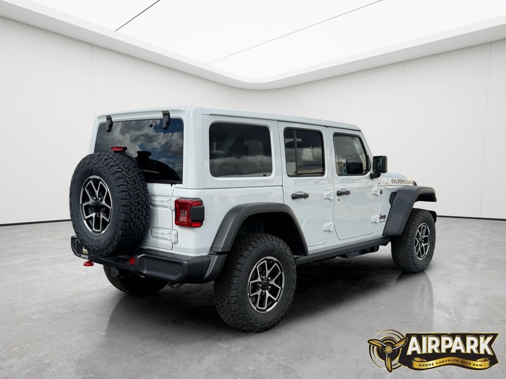 New 2026 Bright White Jeep Rubicon image 4