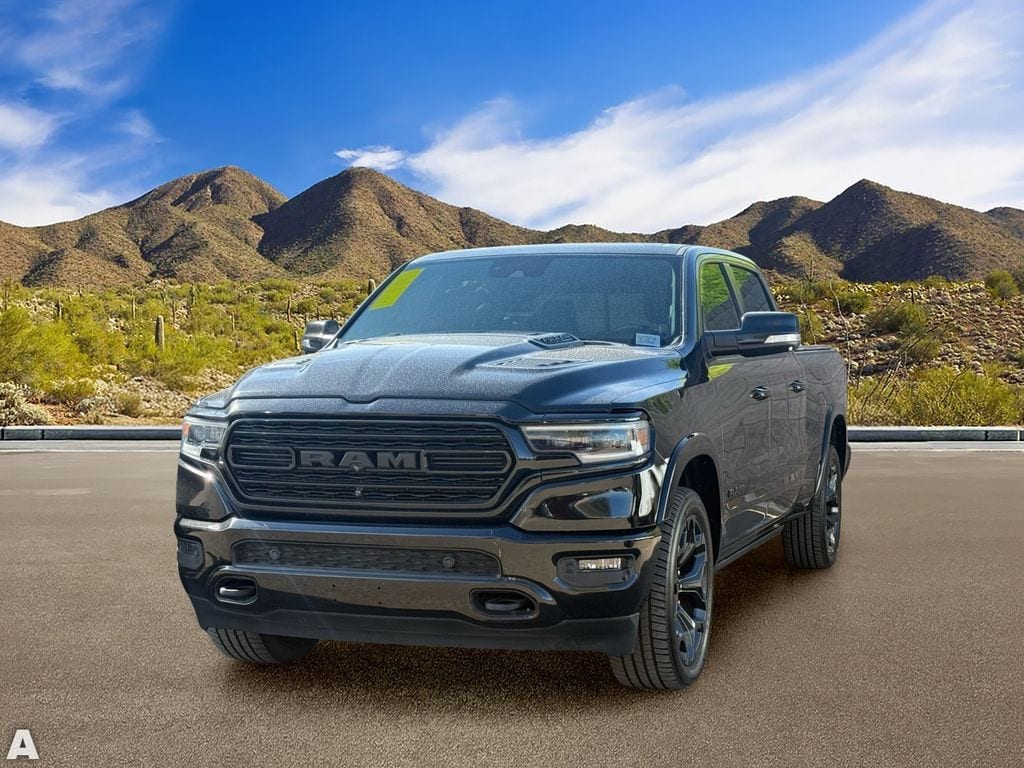 Used 2024 Diamond Black Crystal Pearlcoat Ram Tradesman image 2