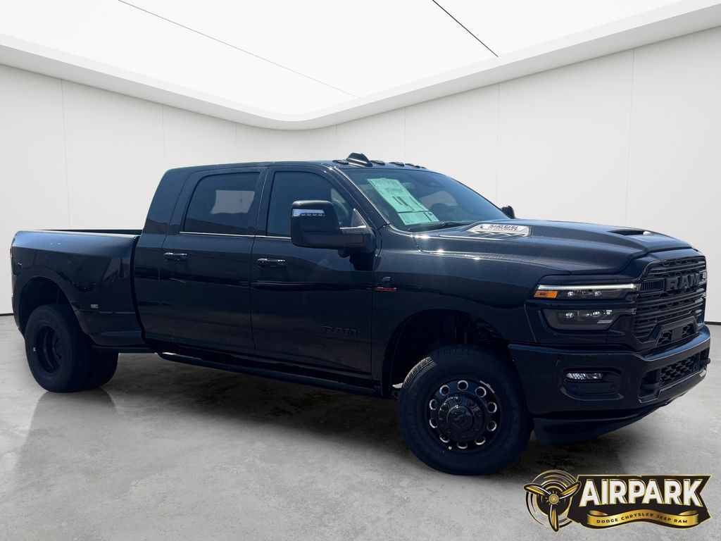 New 2026 Diamond Black Crystal Pearlcoat Ram Laramie image 2