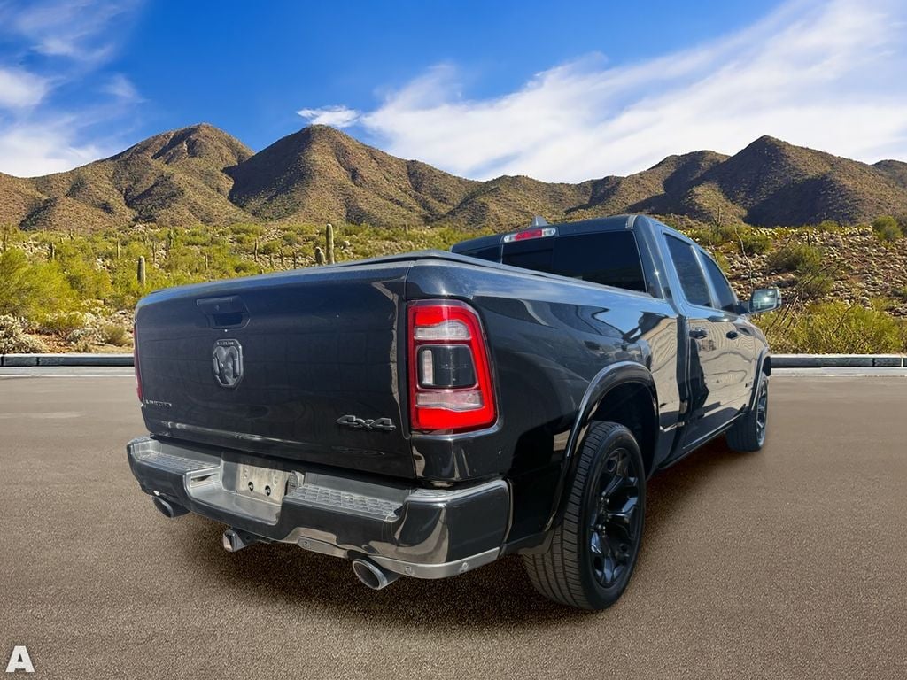 Used 2024 Diamond Black Crystal Pearlcoat Ram Tradesman image 4