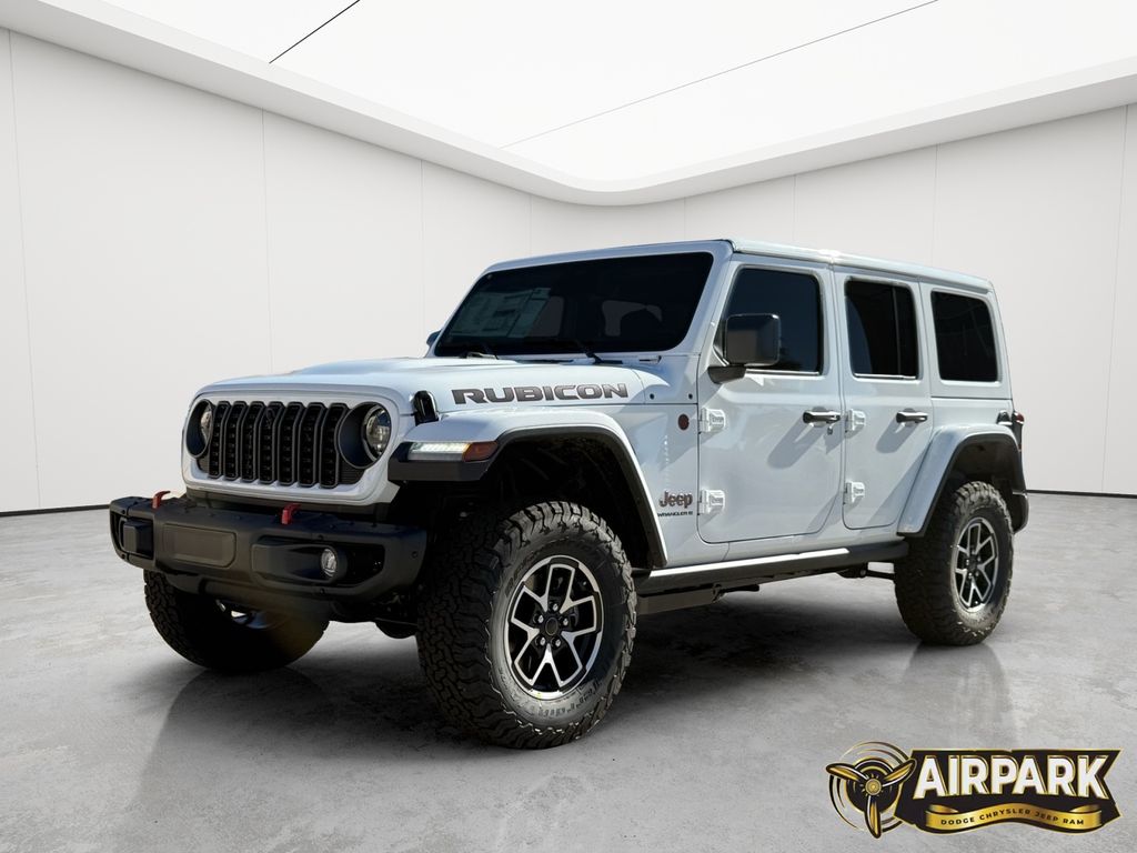 New 2026 Bright White Jeep Rubicon image 8