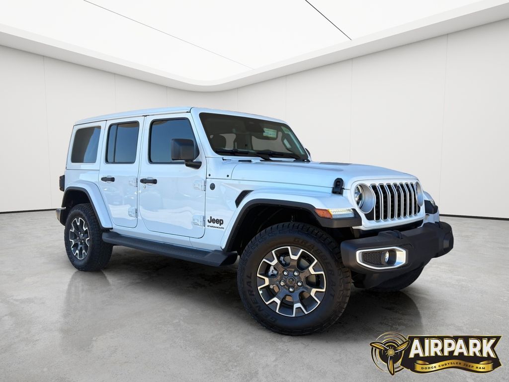 New 2026 Bright White Jeep Sahara image 2
