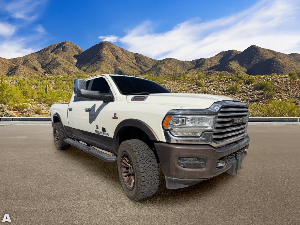 Used 2020 Pearl White Ram Laramie Longhorn image 5