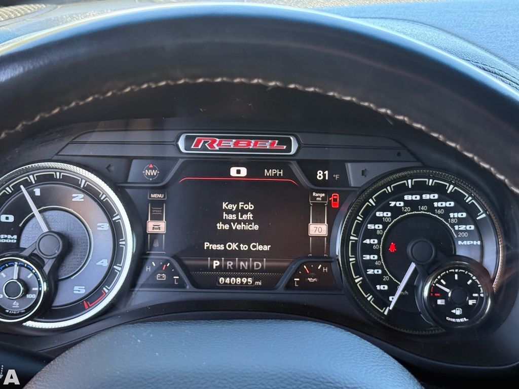 Used 2022 Granite Crystal Metallic Clearcoat Ram Rebel image 18