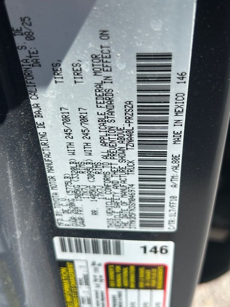 Used 2025 Underground Toyota SR5 image 26