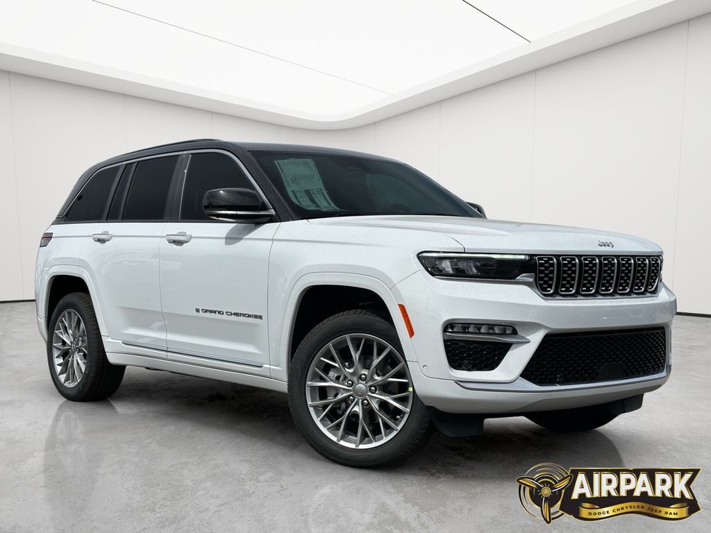 New 2025 Bright White Jeep Summit image 2