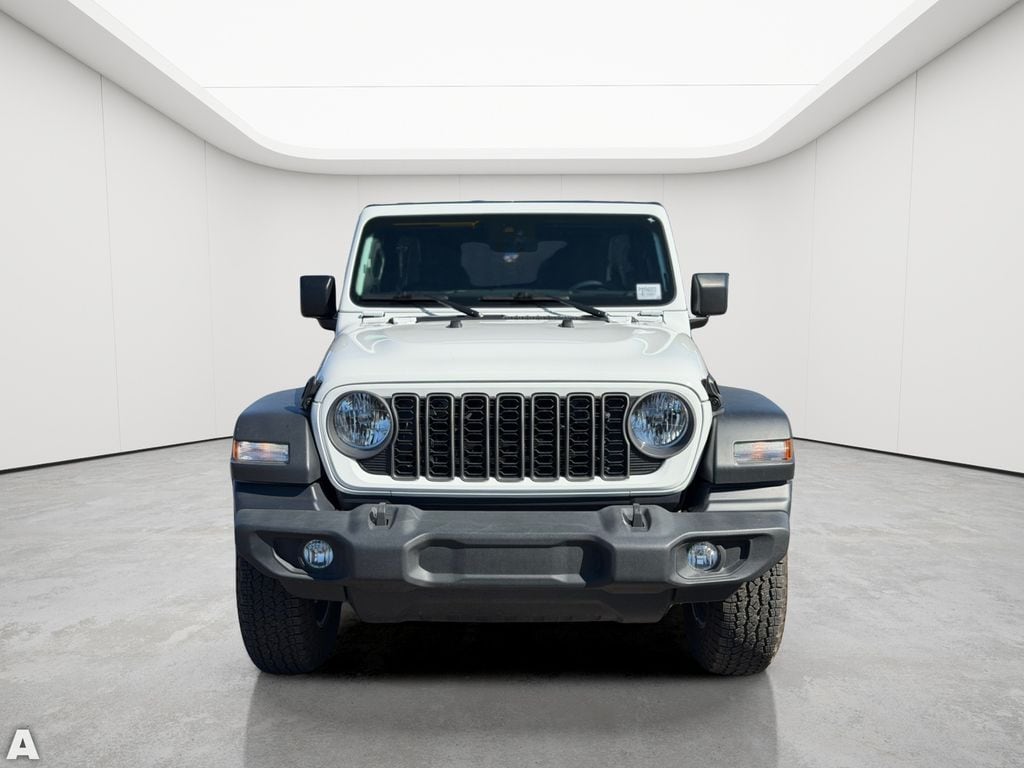 Used 2025 Bright White Clearcoat Jeep Sport S image 5