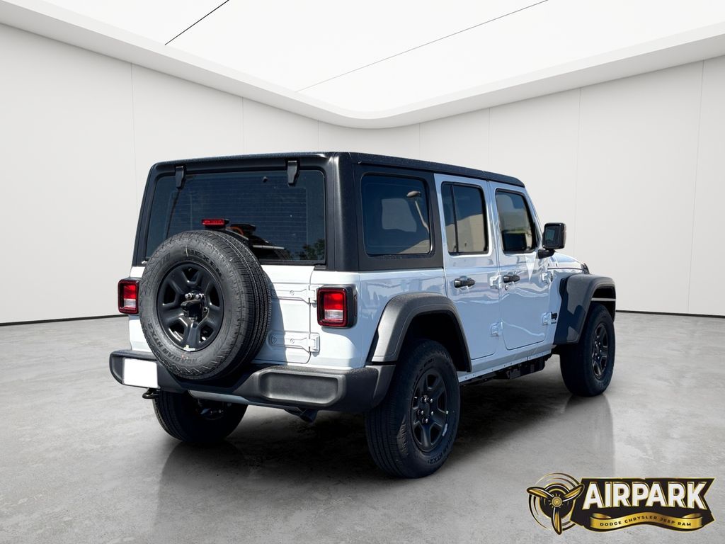 New 2026 Bright White Jeep Sport image 4