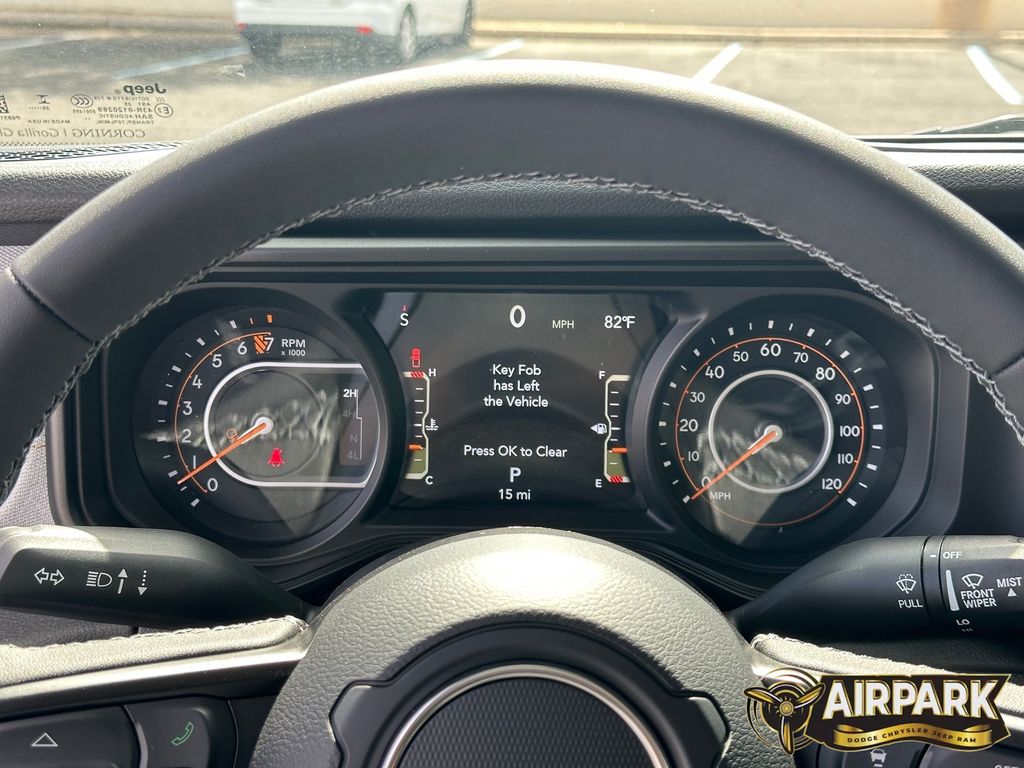 New 2025 Bright White Jeep Sport image 17