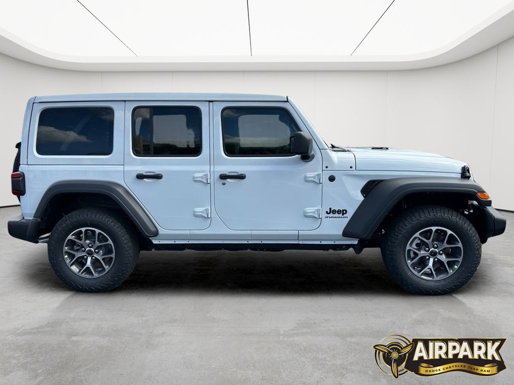 New 2025 Bright White Jeep Sport image 3