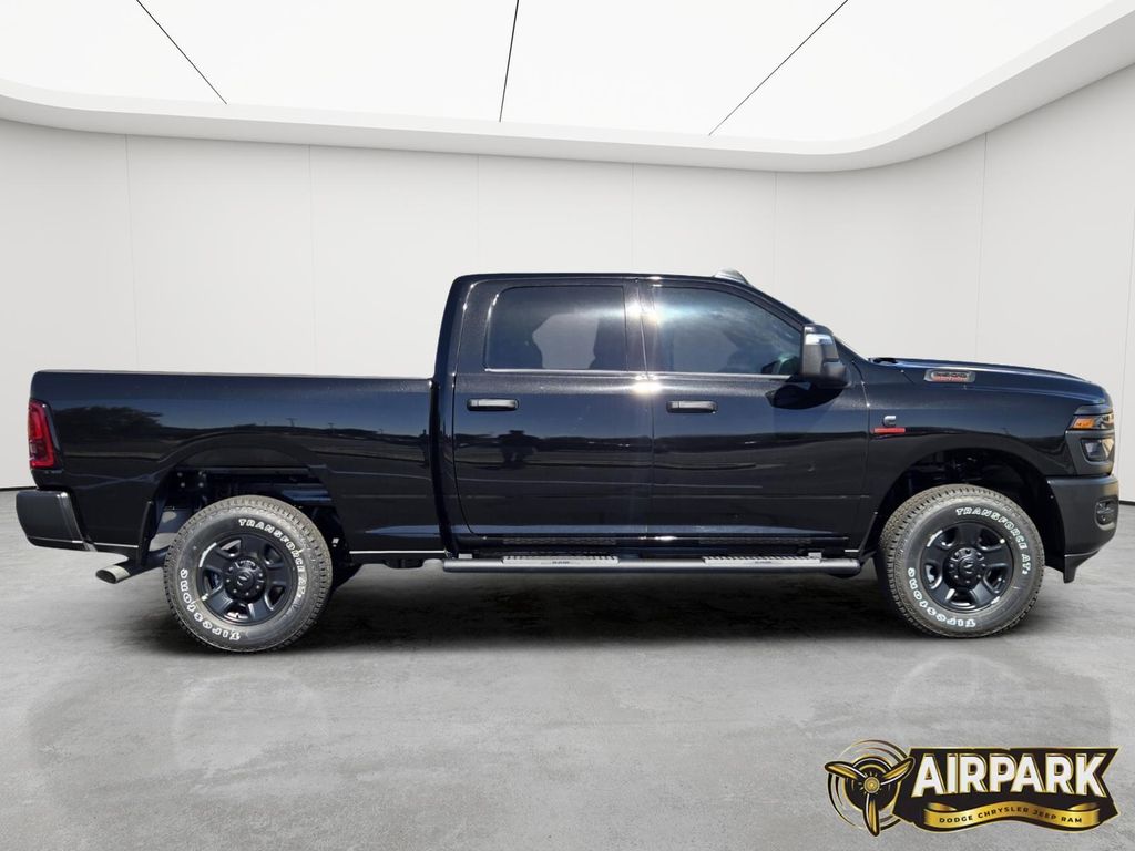 New 2025 Diamond Black Crystal Pearlcoat Ram Tradesman image 3
