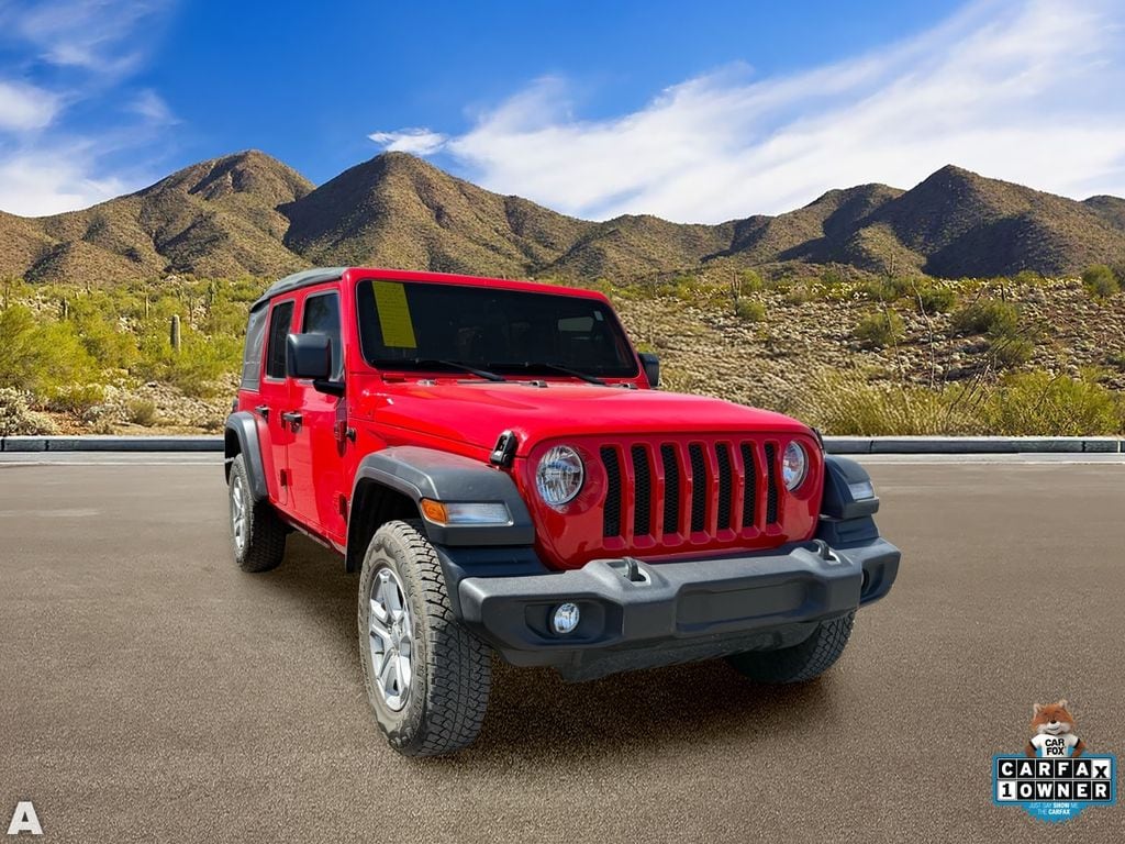 Used 2018 Firecracker Red Clearcoat Jeep Unlimited Sport S image 5
