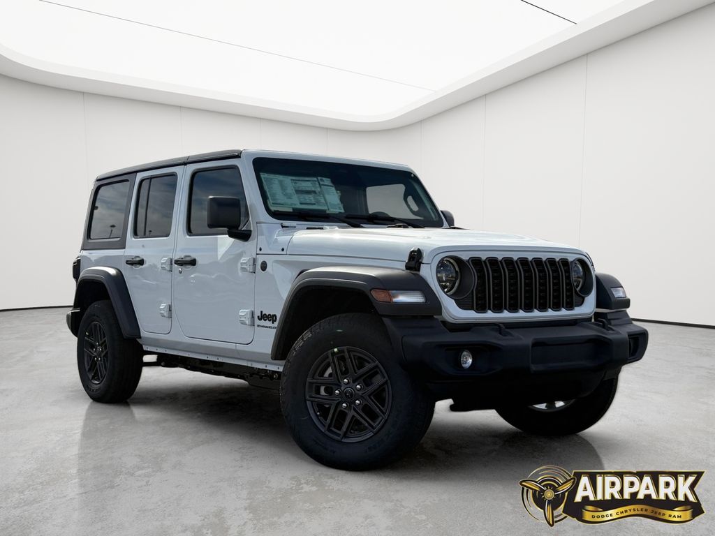 New 2026 Bright White Jeep Sport image 2