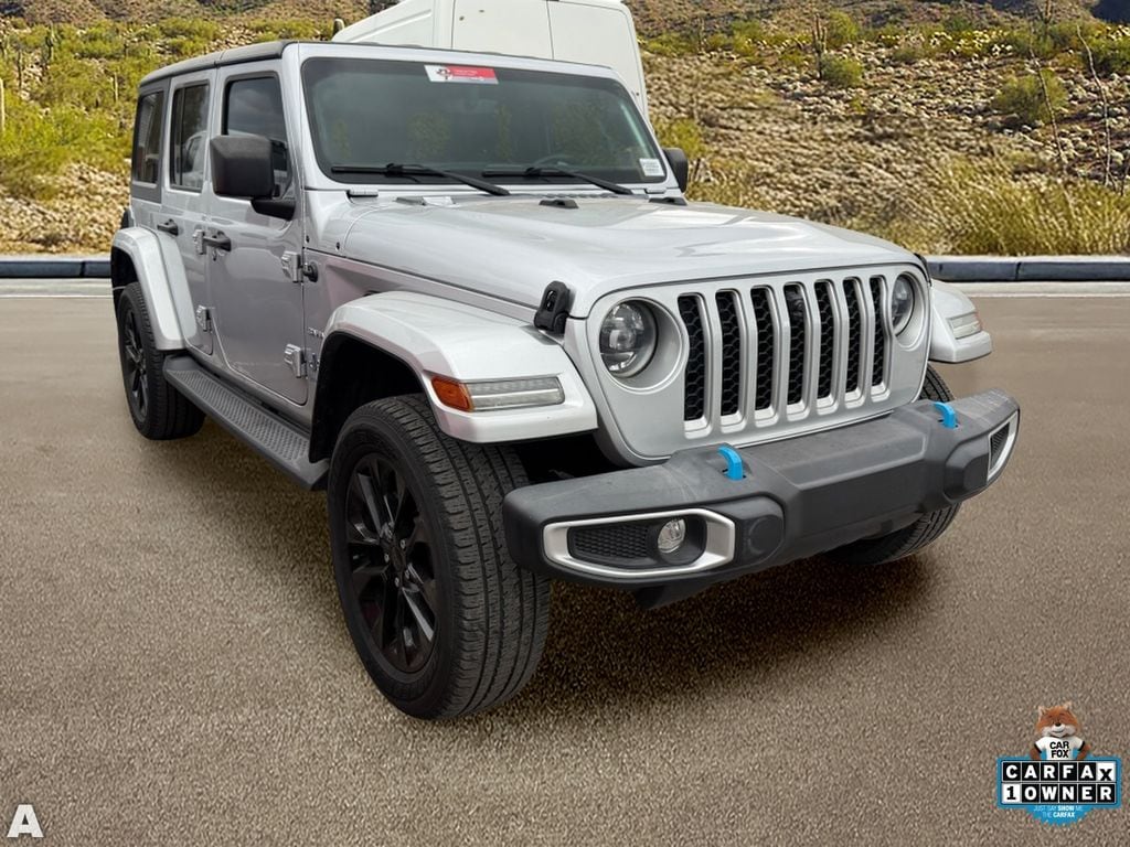 Certified Used 2023 Silver Zynith Clearcoat Jeep Sahara 4xe image 5