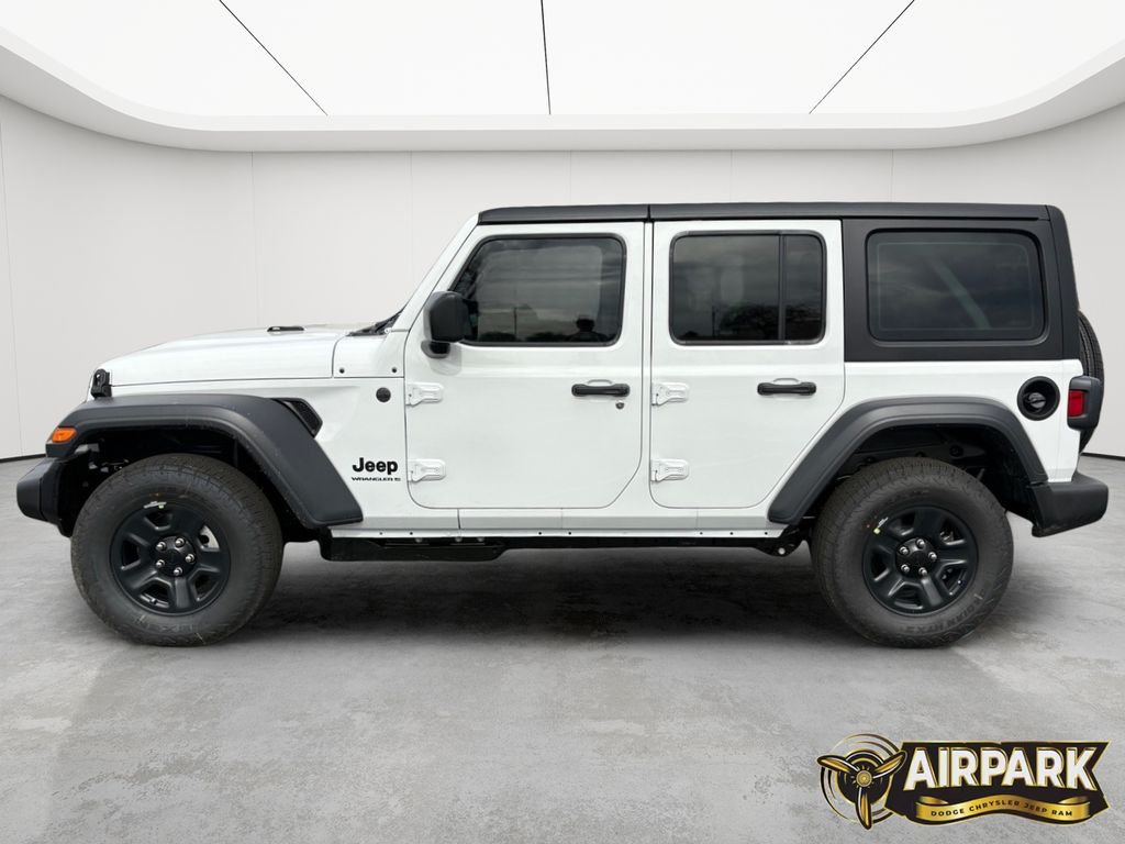 New 2026 Bright White Jeep Sport image 7