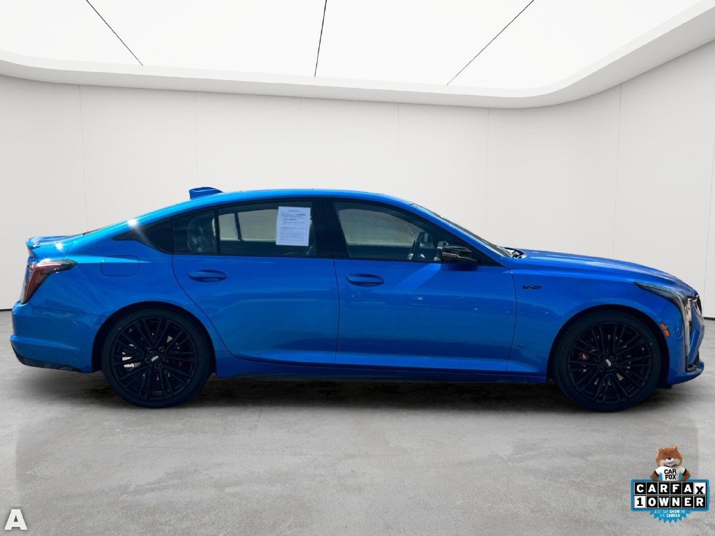 Used 2025 Coastal Blue Metallic Cadillac V-Series image 6