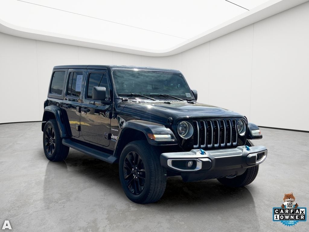 Used 2023 Black Clearcoat Jeep Sahara 4xe image 7