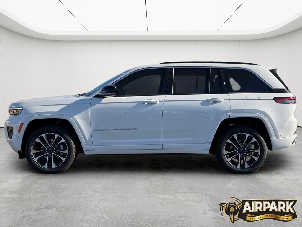 New 2025 Bright White Jeep Overland image 8