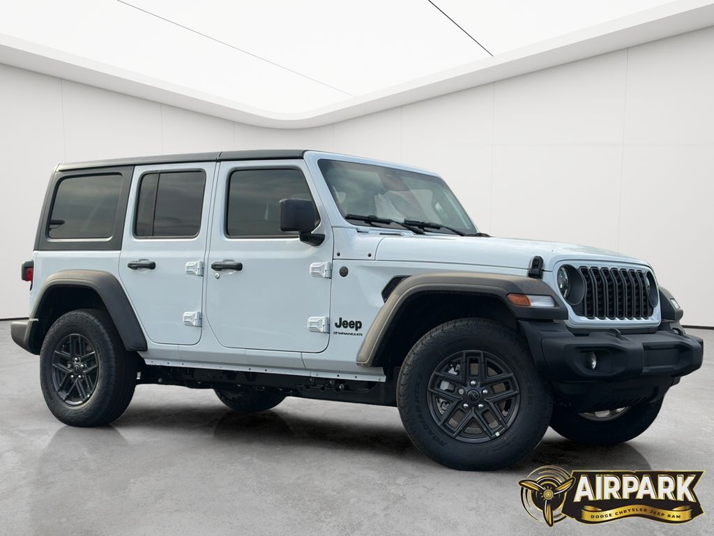 New 2026 Bright White Jeep Sport image 2