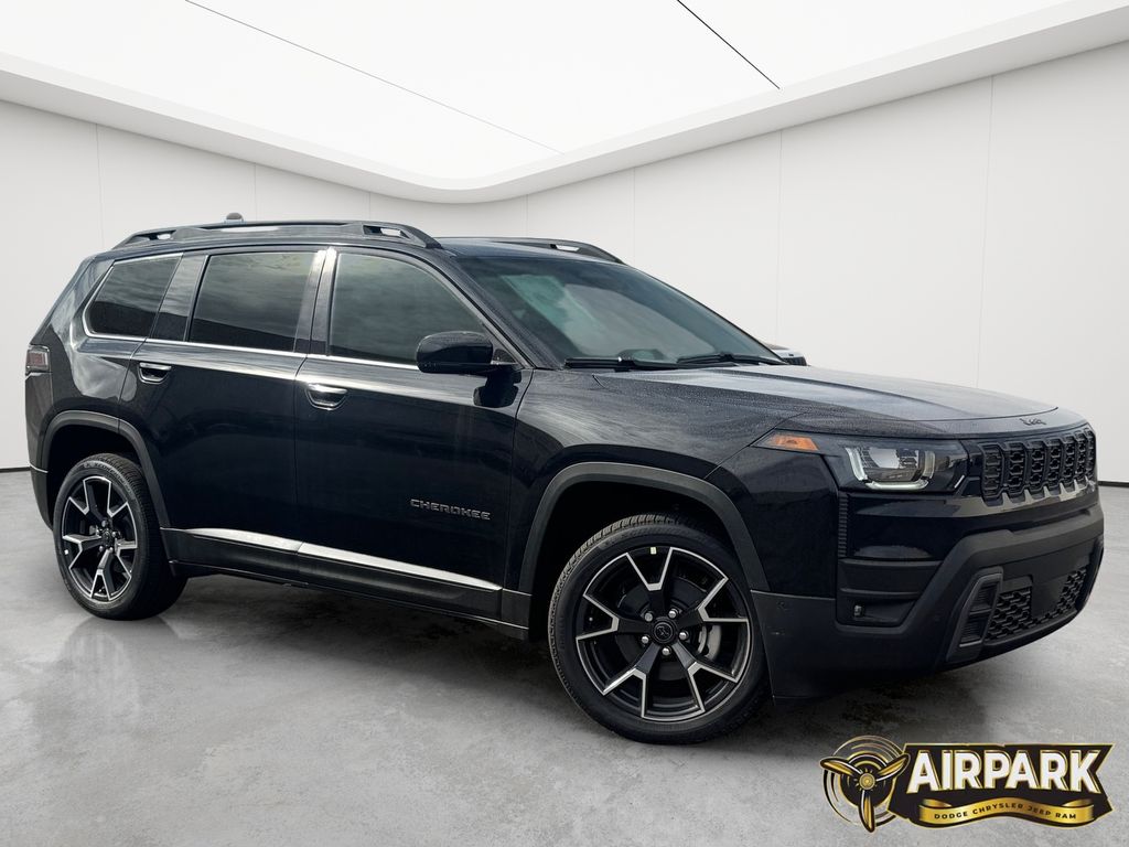 New 2026 Diamond Black Crystal Pearlcoat Jeep Overland image 2