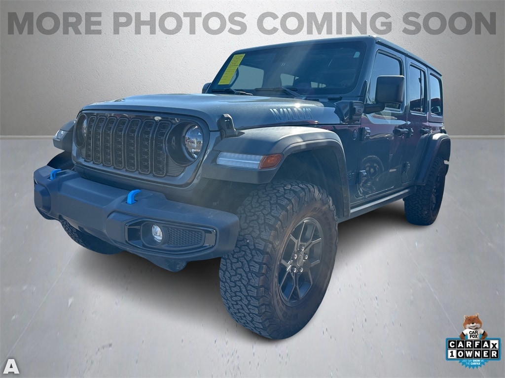 Used 2024 Jeep Wrangler 4xe Willys 4XE with VIN 1C4RJXN61RW218629 for sale in Scottsdale, AZ