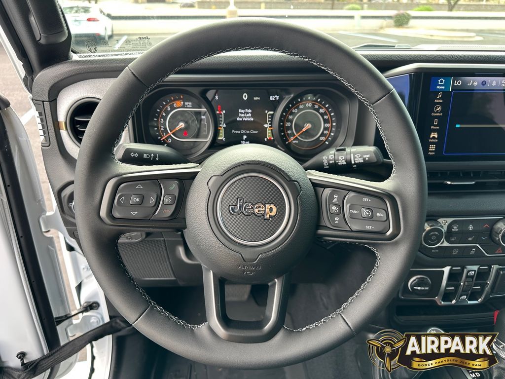 New 2025 Bright White Jeep Sport image 17