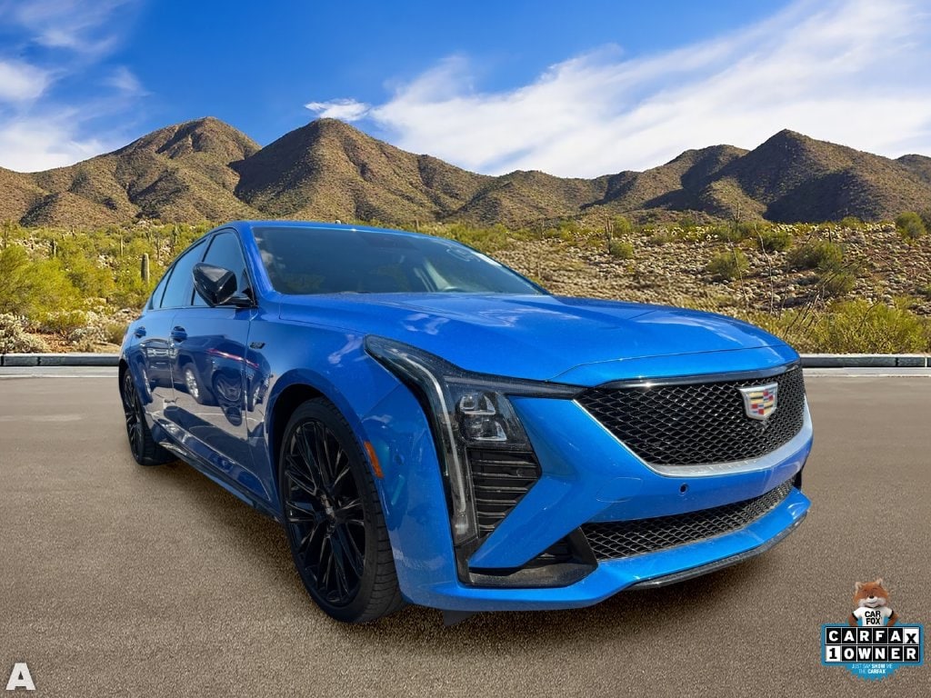 Used 2025 Coastal Blue Metallic Cadillac V-Series image 5