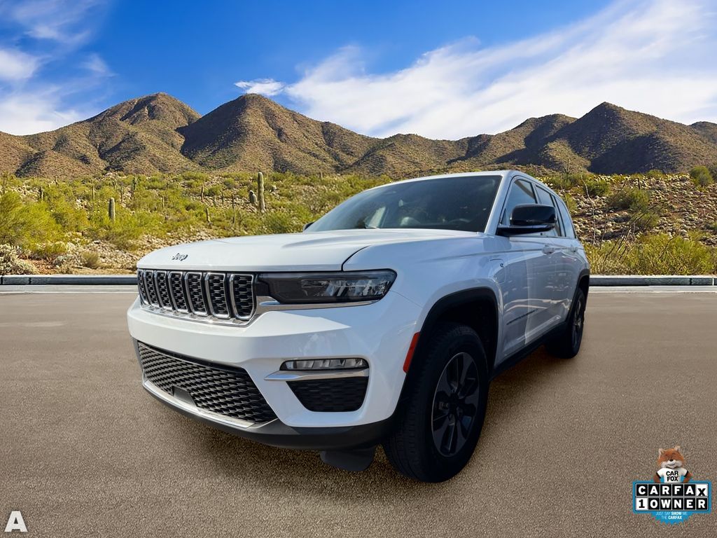 Certified Used 2024 Bright White Clearcoat Jeep 4xe image 2