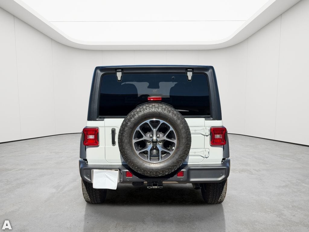 Used 2025 Bright White Clearcoat Jeep Sport S image 6