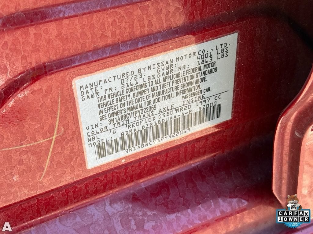 Used 2023 Scarlet Ember Tintcoat Nissan SV image 33