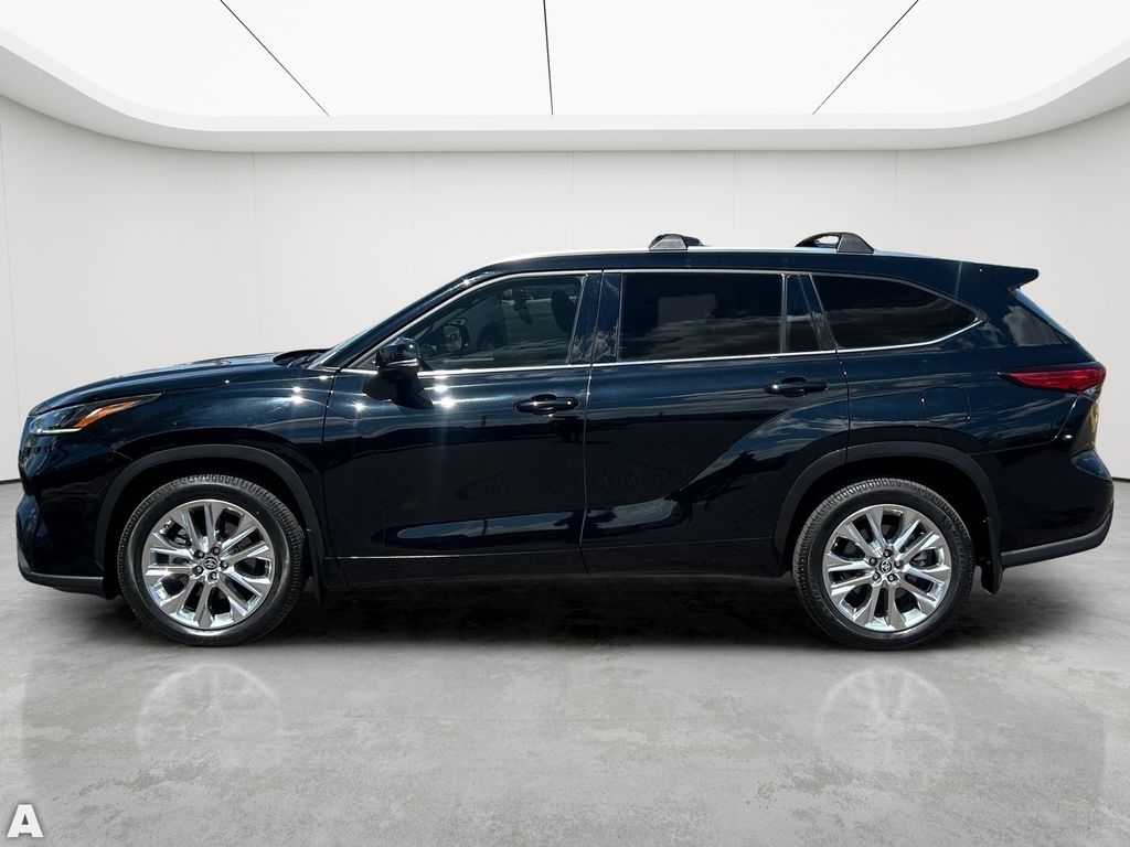 Used 2021 Midnight Black Metallic Toyota Limited image 3