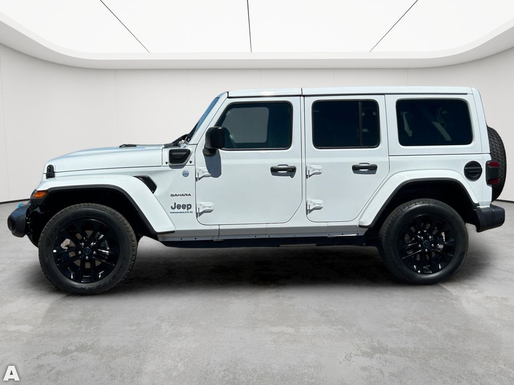 Certified Used 2024 Bright White Clearcoat Jeep Sahara 4xe image 3