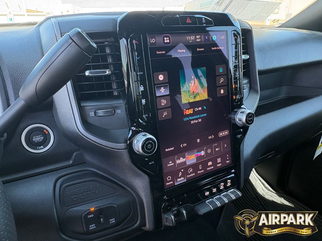 New 2026 Diamond Black Crystal Pearlcoat Ram Tradesman image 16