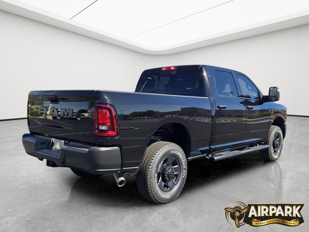 New 2025 Diamond Black Crystal Pearlcoat Ram Tradesman image 4