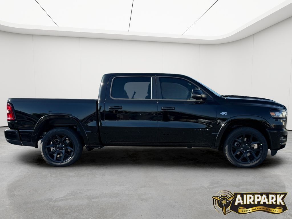 New 2026 Diamond Black Crystal Pearlcoat Ram Laramie image 3