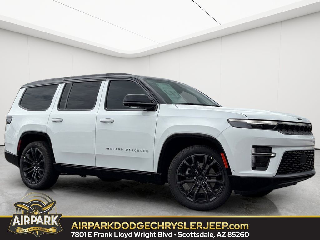 Bright White 2026 Jeep Grand Wagoneer SUV / Crossover Four-Wheel Drive 8-Speed Automatic