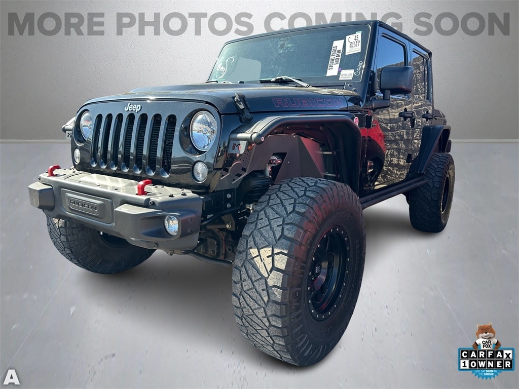Used 2016 Jeep Wrangler Unlimited Rubicon Hard Rock with VIN 1C4BJWFG9GL324473 for sale in Scottsdale, AZ