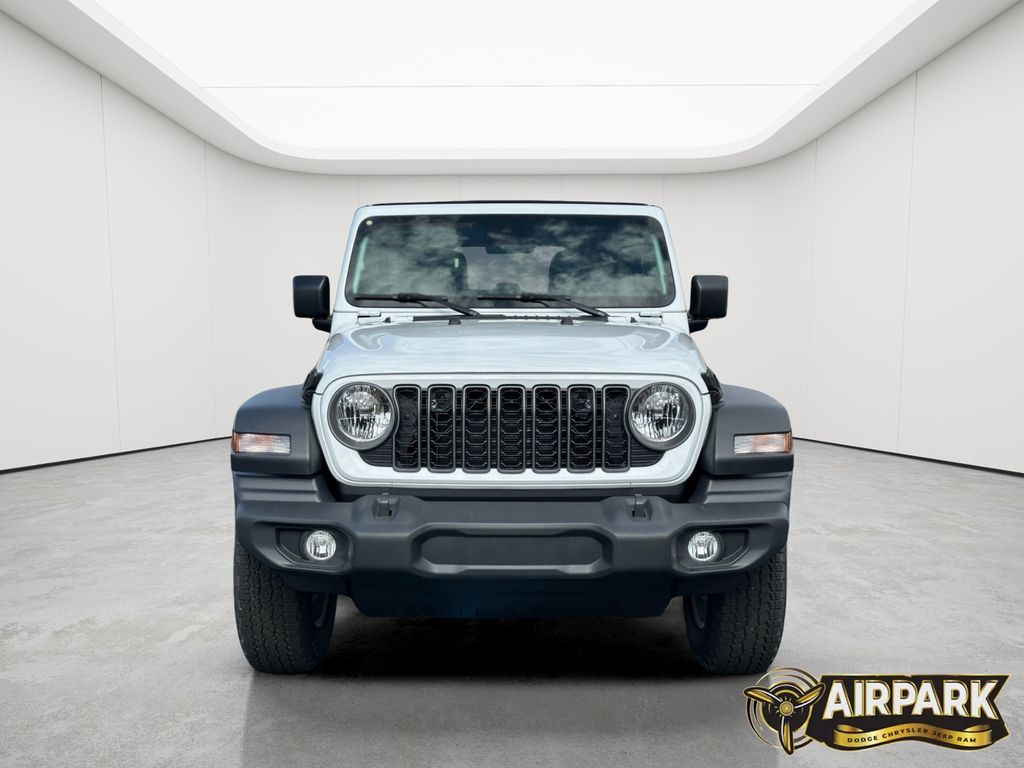New 2025 Bright White Jeep Sport image 5