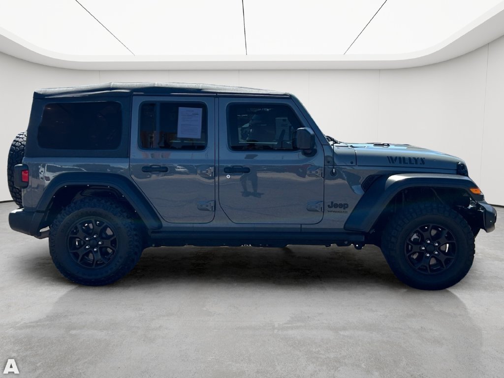 Certified Used 2022 Sting-Gray Clearcoat Jeep Unlimited Willys image 6