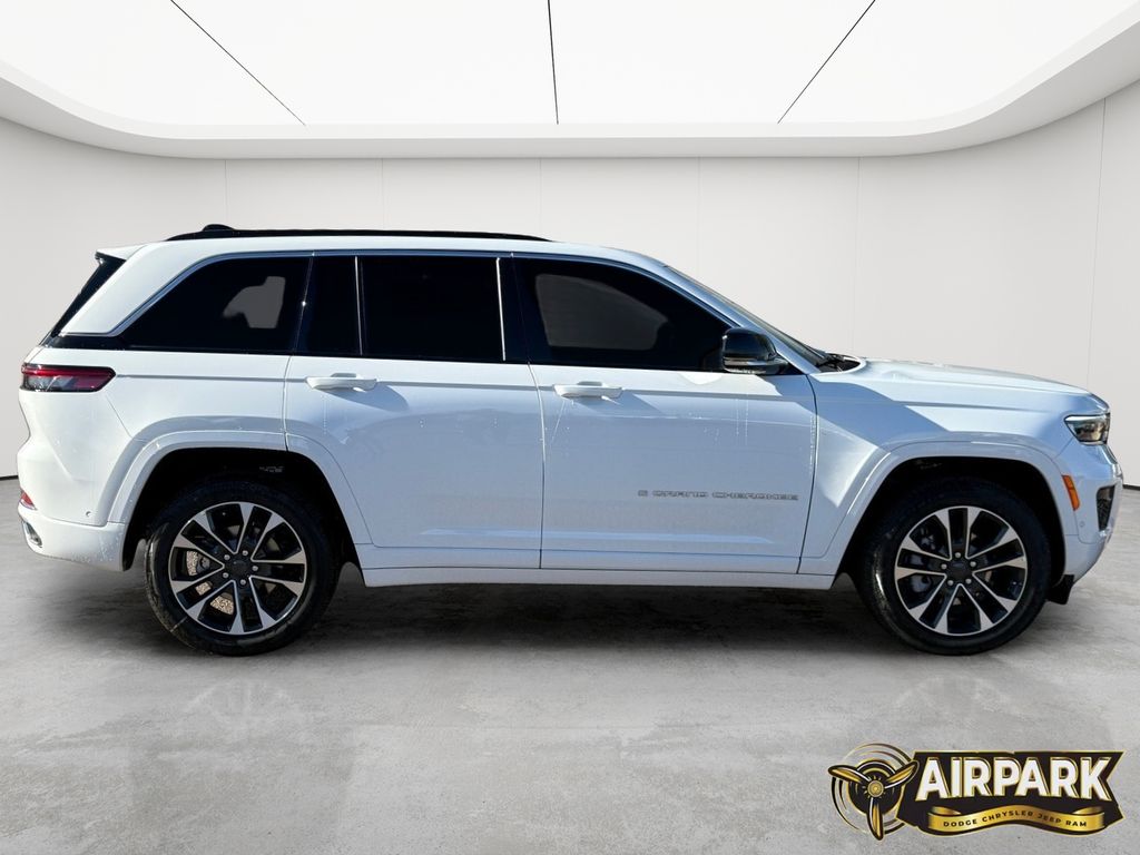 New 2025 Bright White Jeep Overland image 3