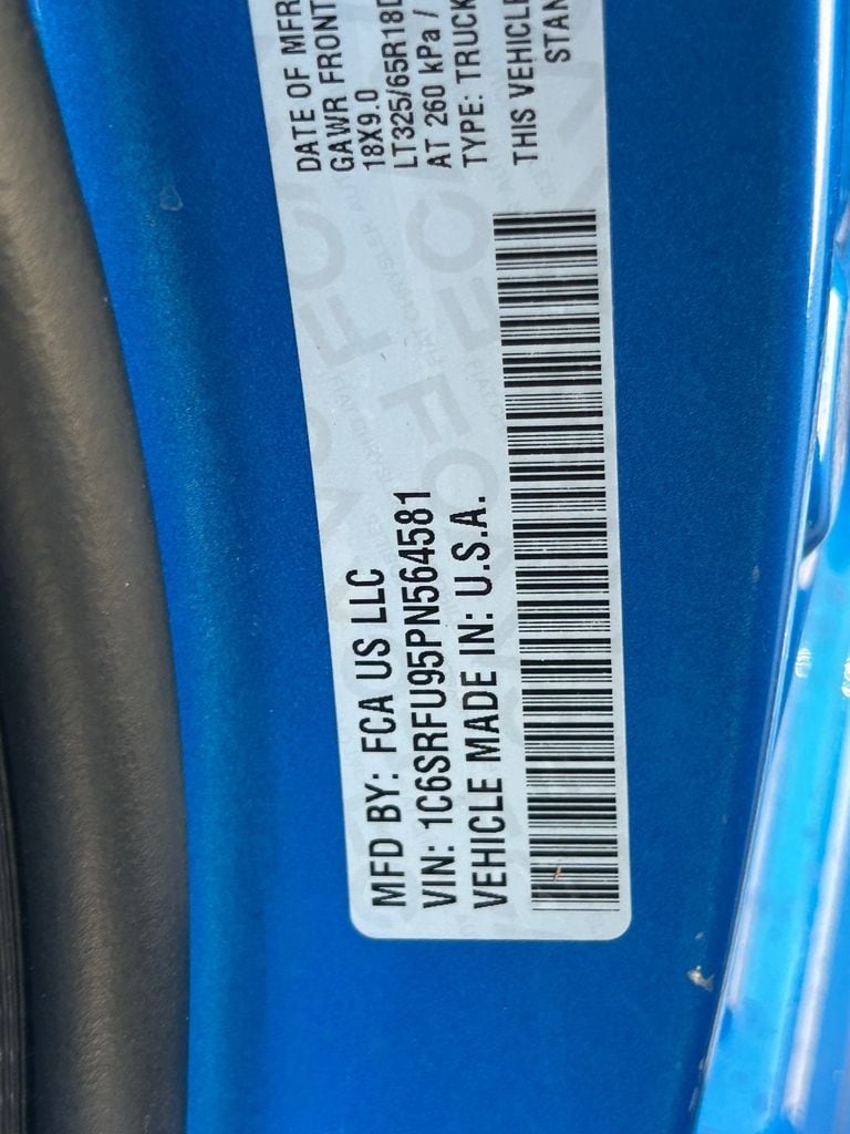 Used 2023 Hydro Blue Pearlcoat Ram TRX image 11