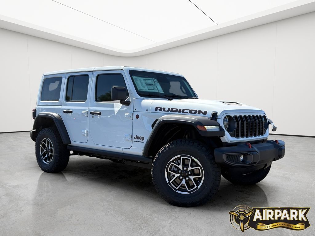 New 2026 Bright White Jeep Rubicon image 2