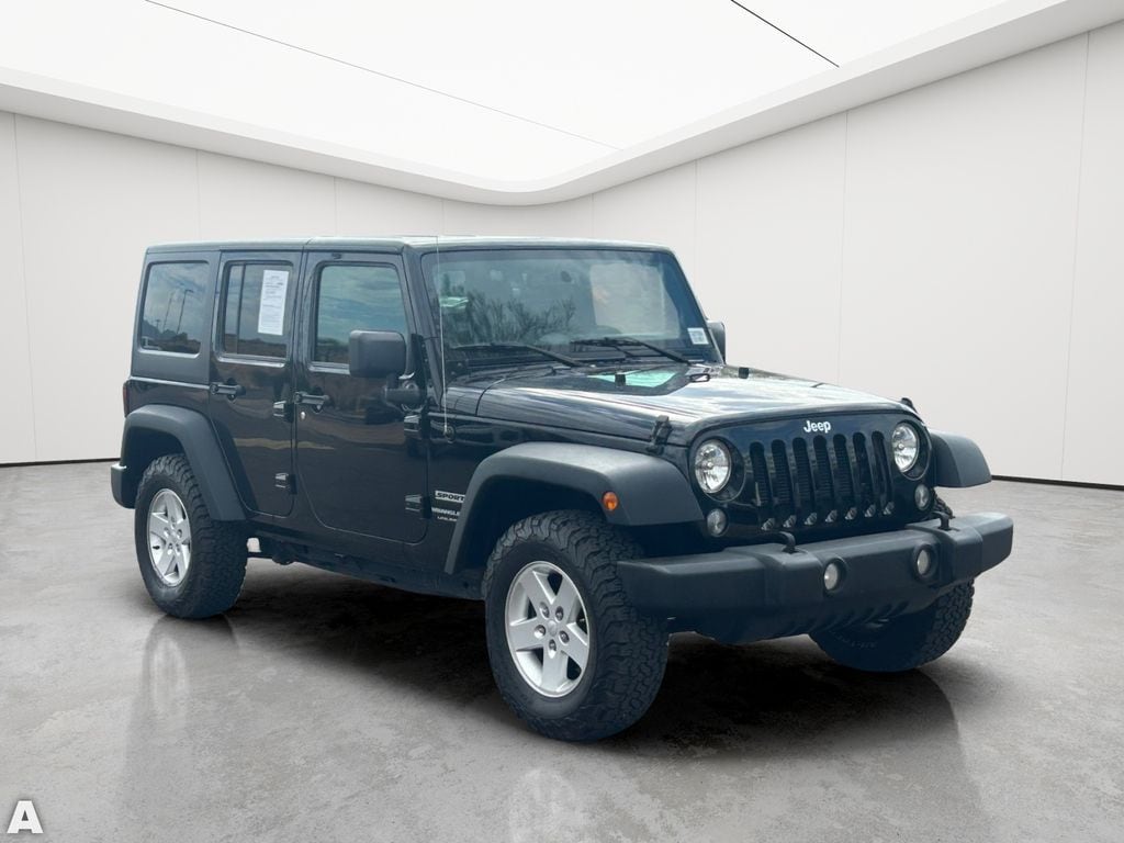 Used 2018 Black Clearcoat Jeep Unlimited Sport image 7