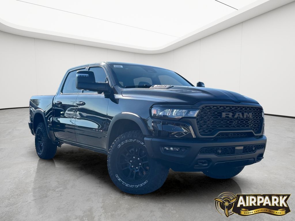 New 2026 Diamond Black Crystal Pearlcoat Ram Rebel image 2